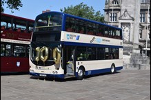 Preston Bus Blue and Creme Heritage Livery